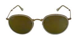 Rayban Gafas de Sol,Redondas Plegables,Dorado/Blanco,C,3